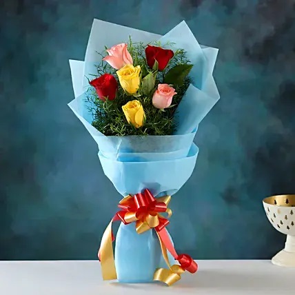 Mixed Roses Bunch