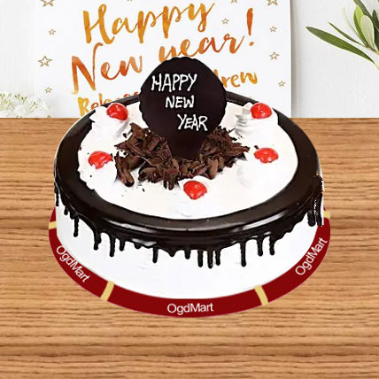 Black Forest New Year Cake